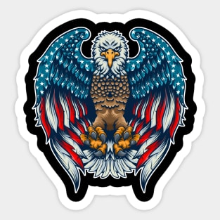 American Bald Eagle Sticker